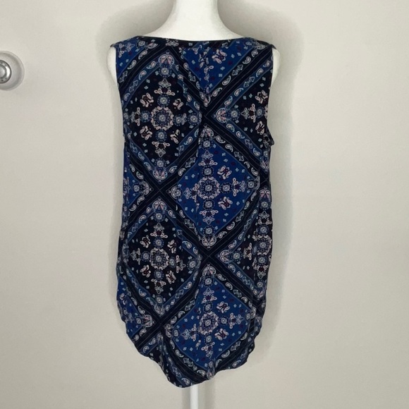 Sonoma Paisley Tank Blouse Size Medium - Picture 6 of 11